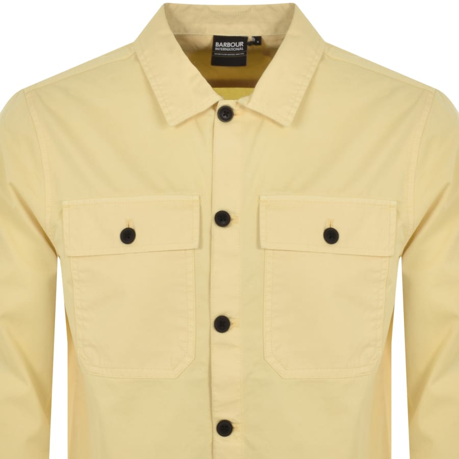 Barbour International Adey Overshirt Yellow